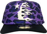 Hellstar Cheetah Print SnapBack Hat Purple